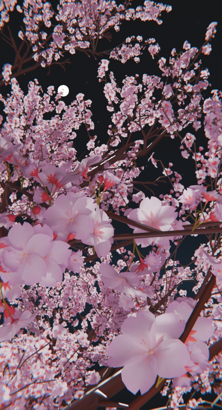 桜のプロシージャルモデリング